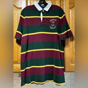 Polo Ralph Lauren Bleeker Cup Short Sleeve Polo Rugby Shirt Men’s XL EUC